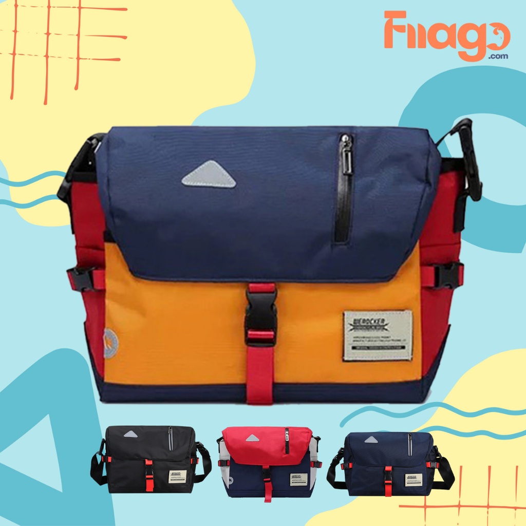 Túi Đeo Chéo Nam Size Lớn Bền Bỉ Nhiều Ngăn Thời Trang Cao Cấp  WeRocker J558 Fiiago Chuẩn &amp; Chất