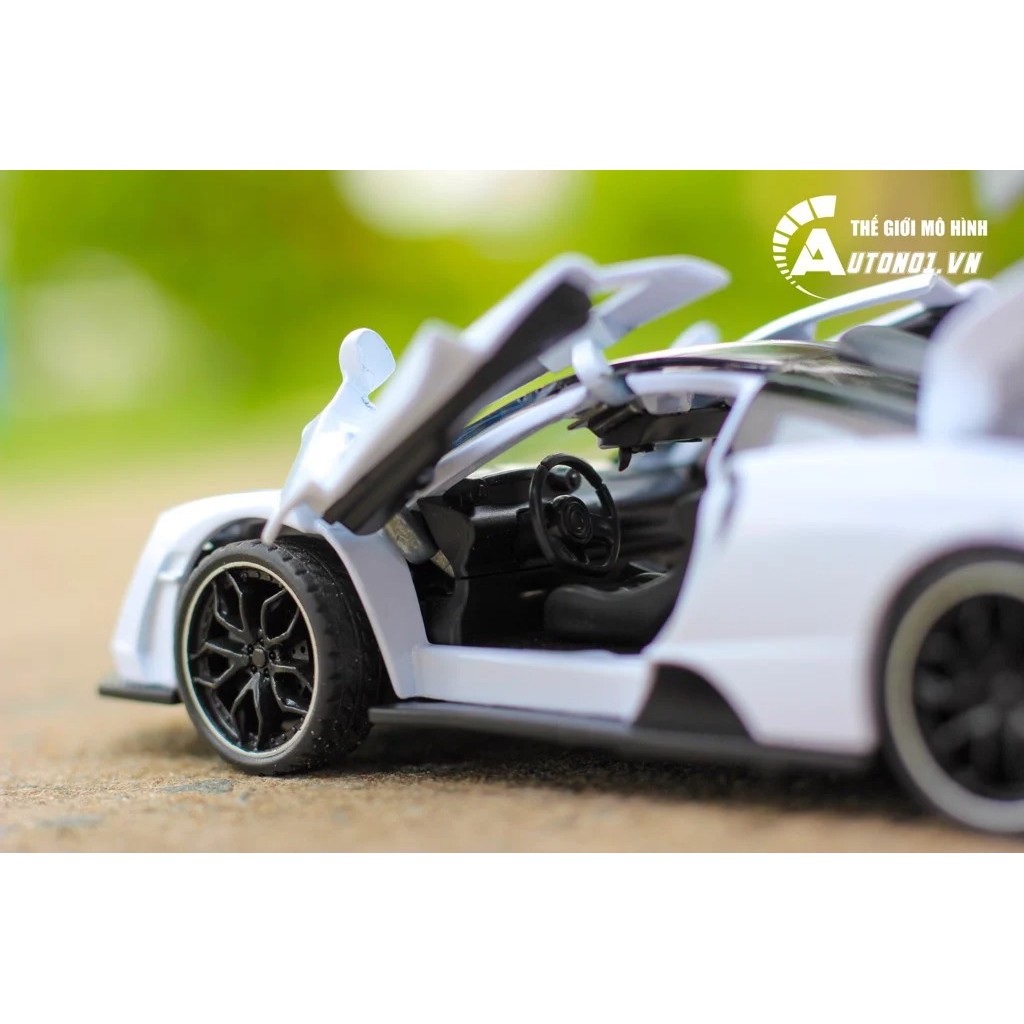 MÔ HÌNH XE MCLAREN SENNA WHITE 1:32 NEWAO 7001