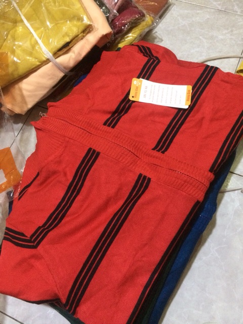 Áo khoác thun len sọc trung niên hàng QC xịn | BigBuy360 - bigbuy360.vn