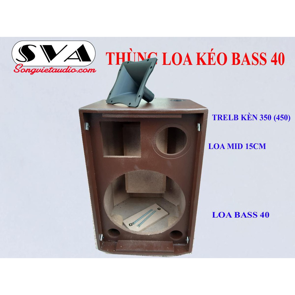 VỎ THÙNG LOA KÉO BASS 40