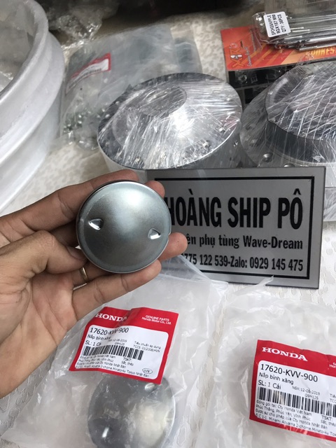 Nắp thùng xăng wave alpha zin chính hãng