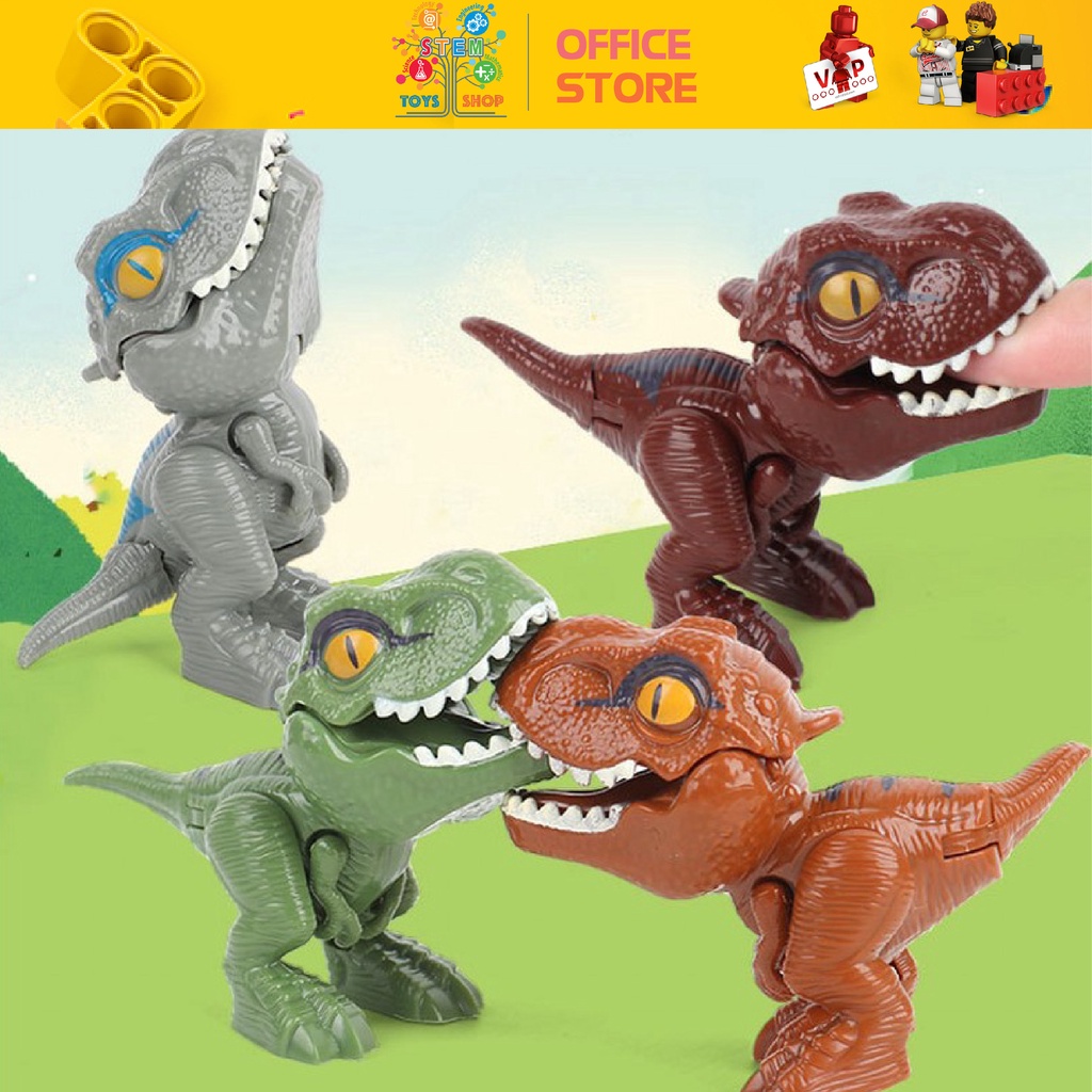 [ẢNH THẬT] - Đồ Chơi Khủng Long Cắn Móng Tay Độc Đáo Vui Nhộn Cho Bé