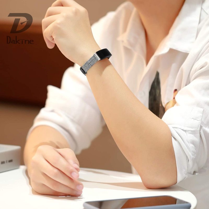 Dây đeo thay thế cho đồng hồ Fitbit Inspire HR/Inspire/Inspire 2 bằng vải canvas