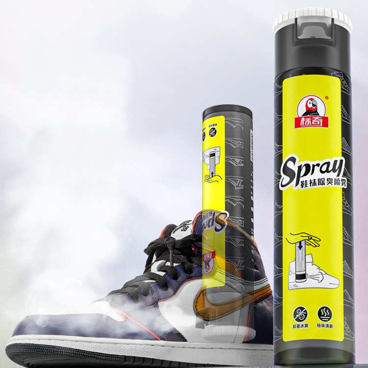 Xịt khử mùi giày dép công nghệ nano Deodorant Spray dạng úp ngược tiện dụng