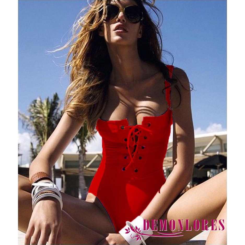 Bộ Bikini 1 mảnh có mút nâng ngực thời trang quyến rũ cho nữ