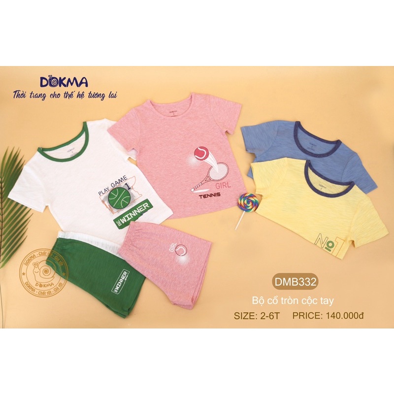 Bộ cotton xước Dokma mềm, mát