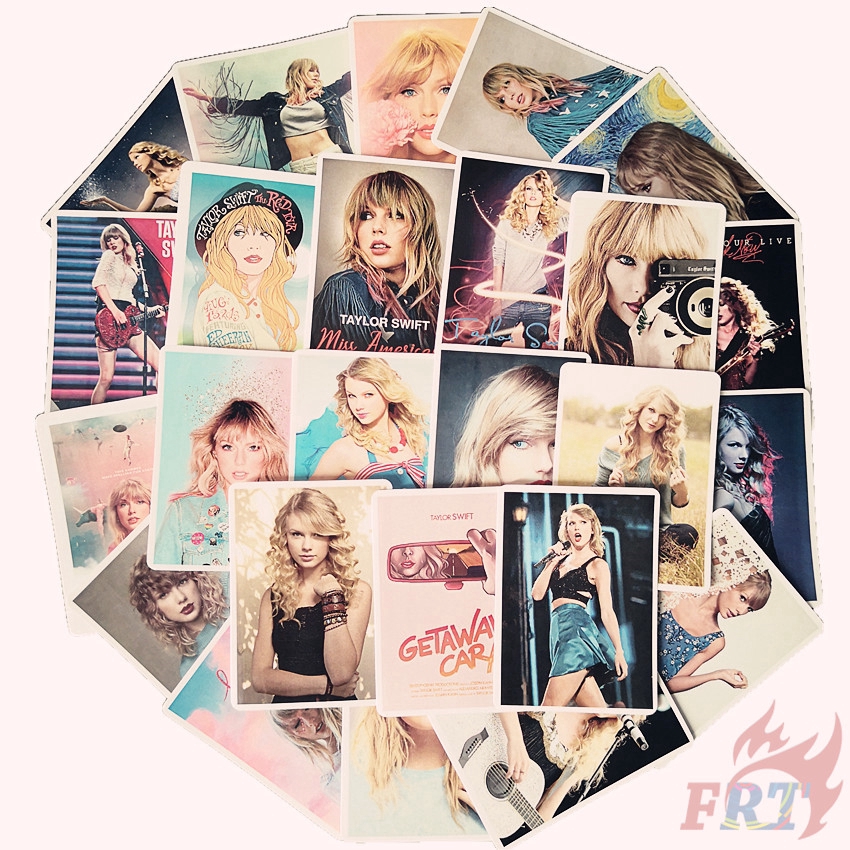 ❉ Taylor Swift - Popular &amp; Country Music Singer Mini Poster Stickers ❉ 25Pcs/Set Superstar Fashion DIY Decals Doodle Stickers