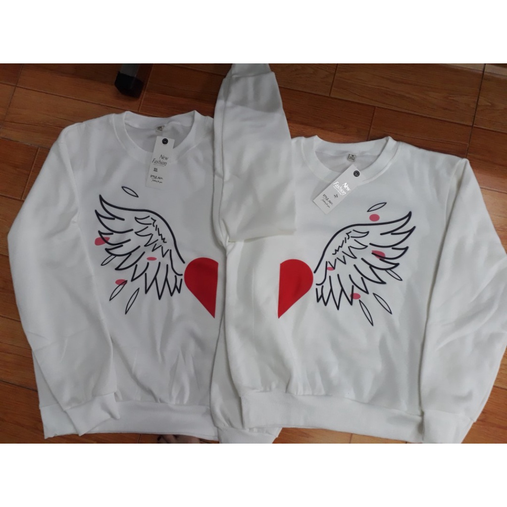 { GIÁ SỈ } ÁO NỈ ĐÔI TAY DÀI NAM NỮ, ÁO CẶP THU ĐÔNG | BigBuy360 - bigbuy360.vn