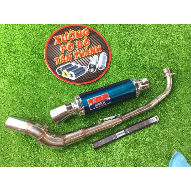 PÔ K1 TẶNG CỔ INOX 2 KHÚC GẮN TẤT CẢ CÁC XE 50-110-125-150