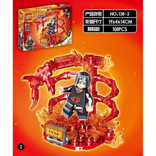 Mô hình Uchiha Itachi lego lắp ghép bộ sưu tập nhân vật truyện naruto