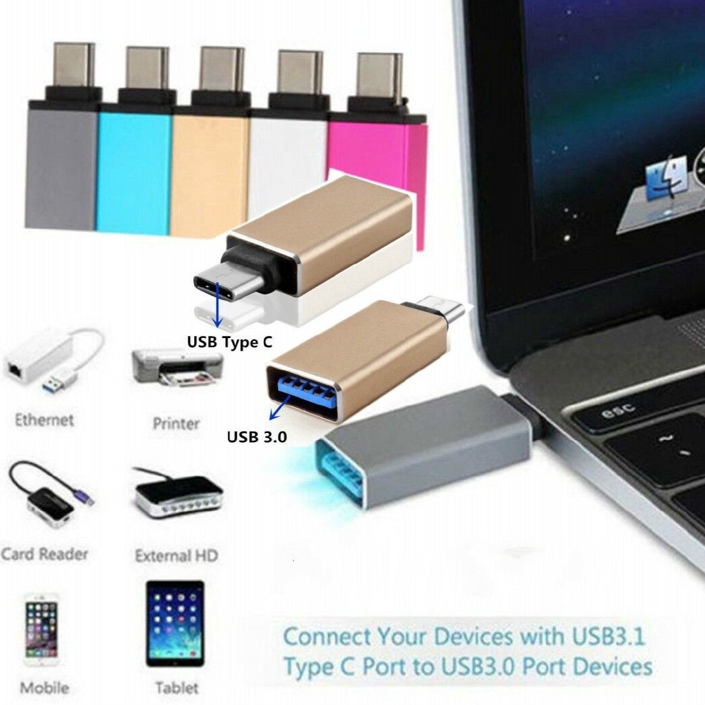 Bộ chuyển đổi USB 3.0 sang USB 3.1 Type-C bằng hợp kim nhôm chất lượng cao