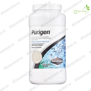 SEACHEM - Purigen (Hộp 500 ml) | Vật liệu lọc khử màu, tạp chất hữu cơ và làm trong nước hồ cá thuỷ sinh, hồ cá biển