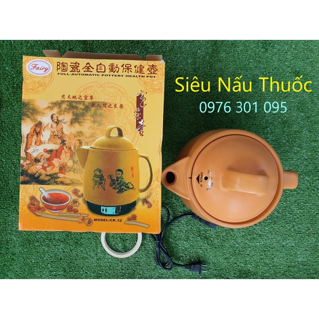 [Hỏa Tốc HCM] Ấm Siêu Sắc Thuốc Bắc 3.2L - Cao Cấp