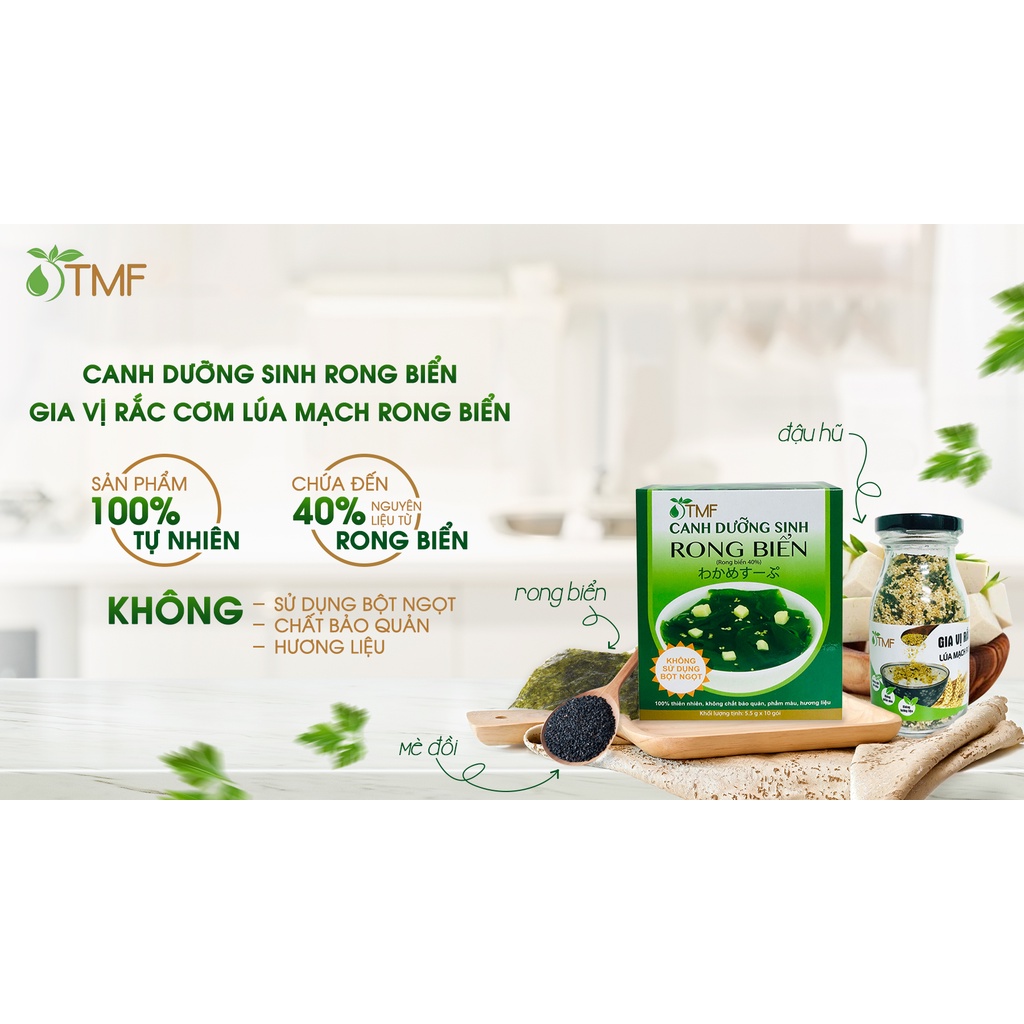 CANH RONG BIỂN ĂN LIỀN - TÂM MINH FOODS (10 GÓI/ HỘP) | BigBuy360 - bigbuy360.vn