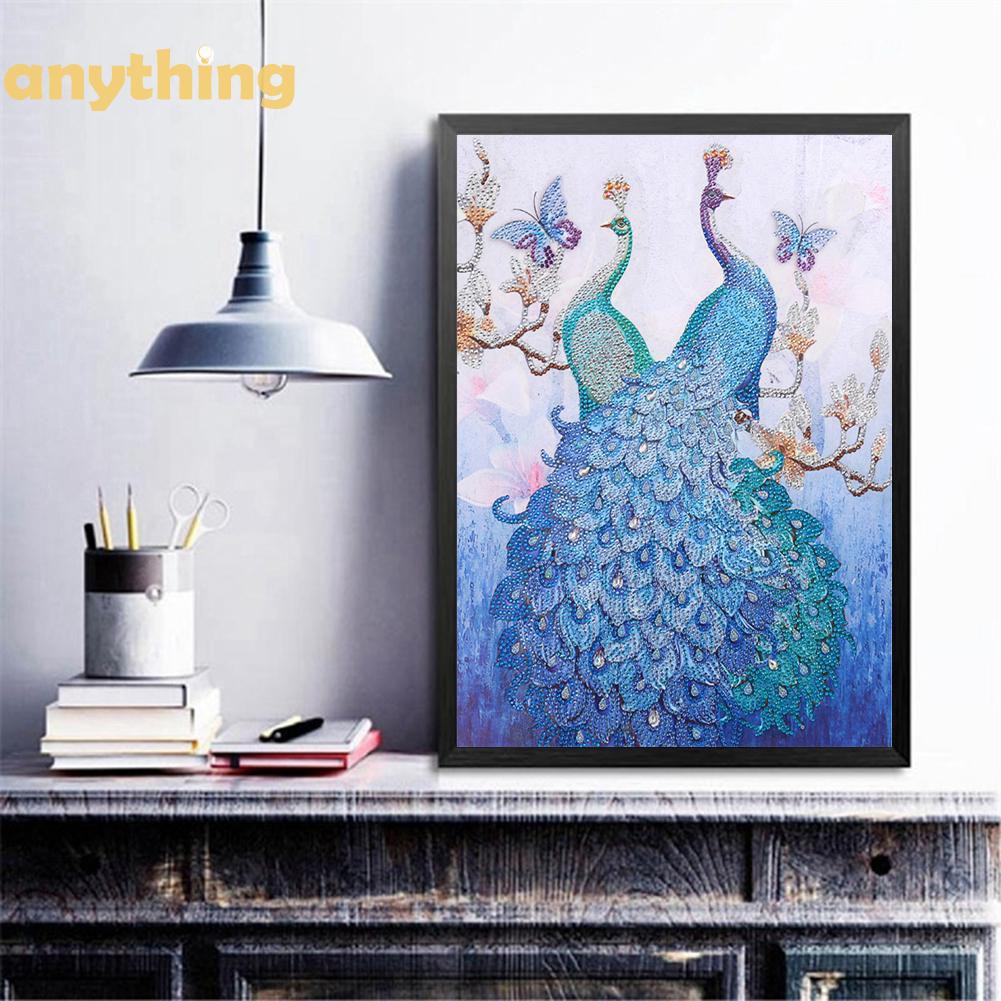 Tranh đính đá tự làm hình chim công 5D hình chim công | BigBuy360 - bigbuy360.vn