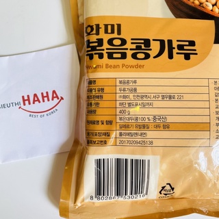 Bột đậu nành rang hàn quốc hwami bean powder 400g - ảnh sản phẩm 7