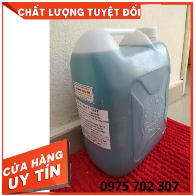 NƯỚC TẨY RỮA TOILET SIÊU SẠCH CAN 10LIT- TẨY BỒN CẦU NHÀ TẮM DIỆT KHUẨN - NƯỚC TẨY TOILET GIÁ RẺ