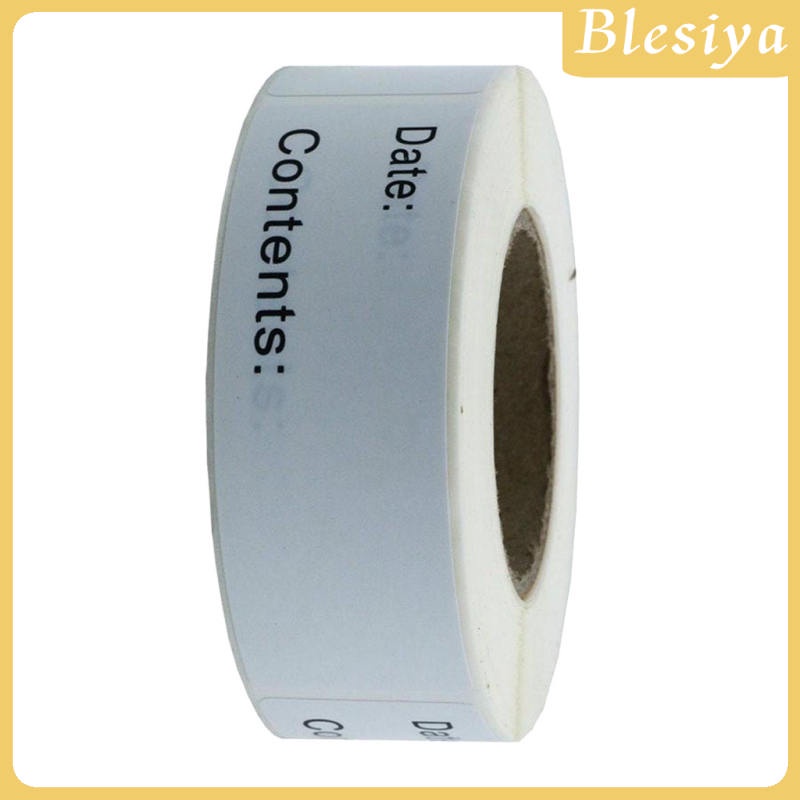 1 Cuộn 125 Tờ Nhãn Dán Đánh Dấu Ngày Đông Lạnh Tiện Dụng