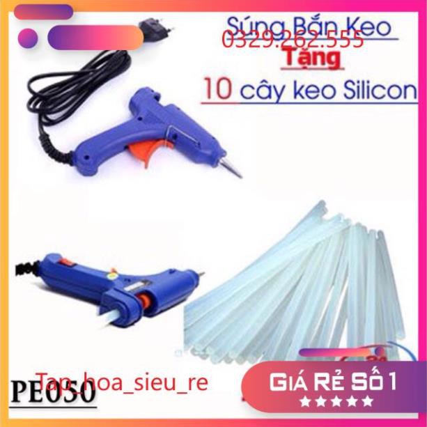 (Rẻ Vô địch) Súng bắn keo tặng 10 keo nến kèm theo