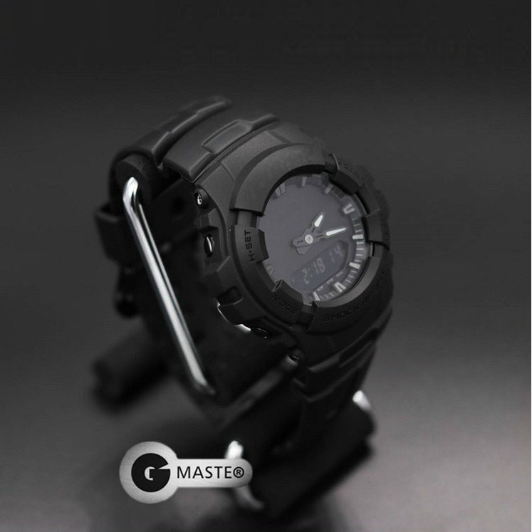 Đồng hồ nam thể thao OneTme, đồng hồ G-shock nam full đen đơn giản, cá tính.