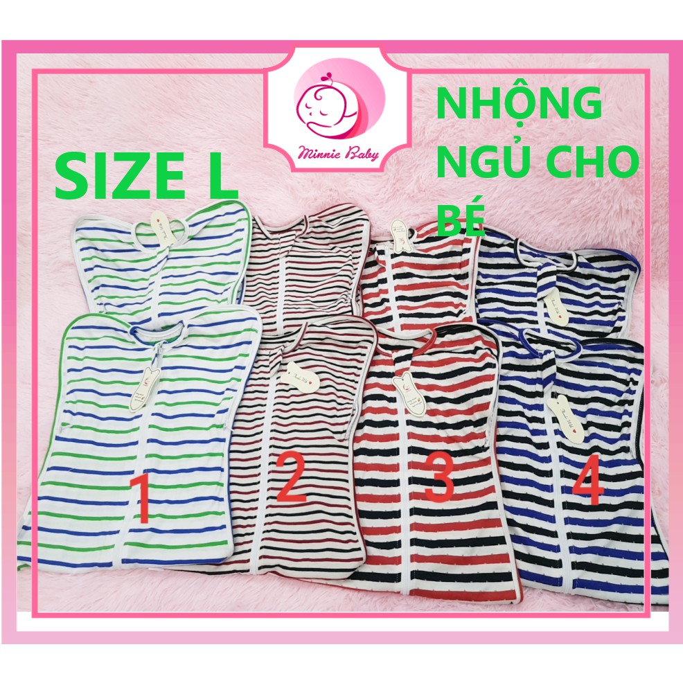 Minnie Baby - 🎈Size L: 9-12kg🎈 Nhộng Chũn Giúp Bé Ngủ Ngon sâu giấc - Túi Ngủ Cho Bé Tới 6 Tháng