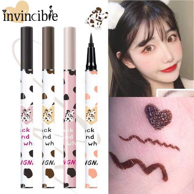 Bút Kẻ Mắt / Bút Kẻ Mắt Lâu Trôi Nhanh Khô Chống Thấm Nước Màu Nâu Mượt Mà