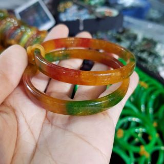 Vòng tay cặp đôi bản vuông ngọc tứ quý ni 57, 52