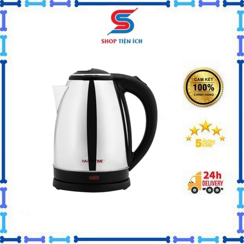 Ấm siêu tốc Sunhouse Bình đun siêu tốc inox 1.8L HappyTime HTD1081 -𝓢𝓱𝓸𝓹 𝓣𝓲𝓮̣̂𝓷 𝓘́𝓬𝓱