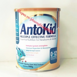 Nhập tkb0706 giảm 5% -sữa bột antokid 900gam dành cho trẻ từ 0 đến 12 tháng tuổi- date 2020