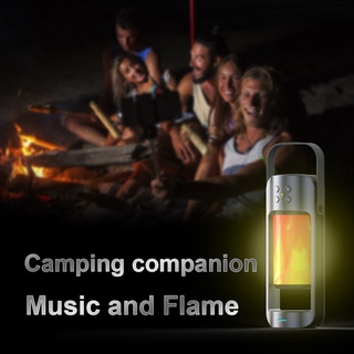 Loa Bluetooth Không Dây Có Đèn Led Hình Ngọn Lửa