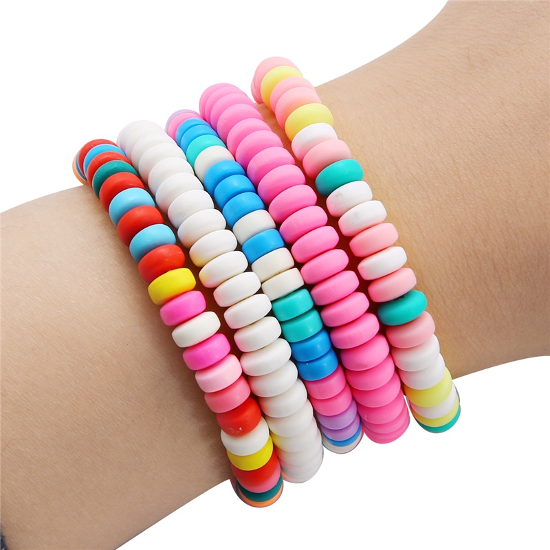Set 110 hạt đất sét polymer 6mm dùng làm trang sức thủ công