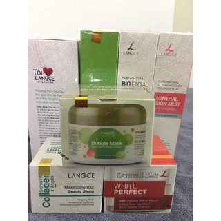 Bộ mỹ phẩm cao cấp LANGCE (combo 7 sản phẩm Dưỡng trắng da - trẻ hóa da chỉ sau 7 ngày ) lethilan