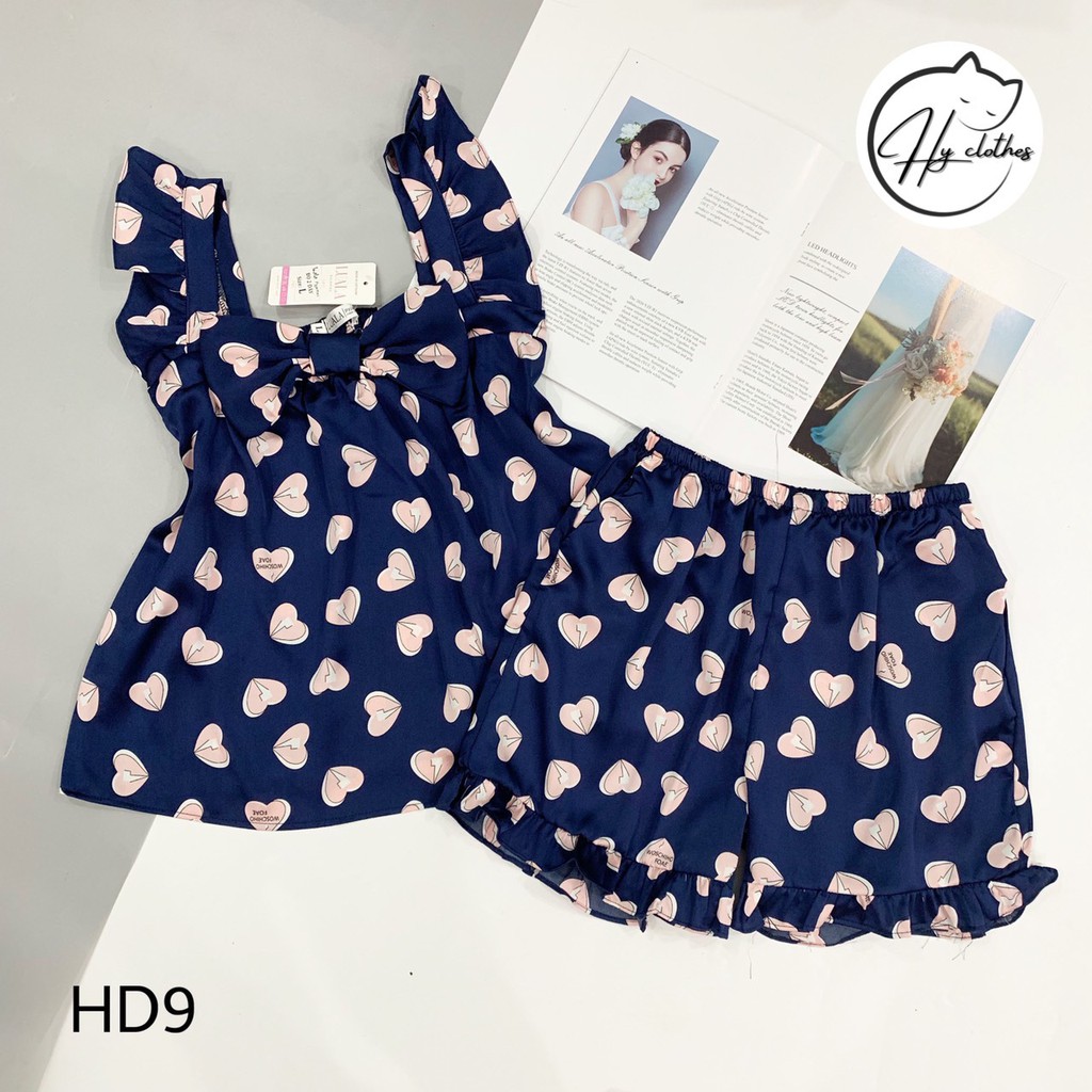 BỘ LỤA HAI DÂY CÁNH TIÊN nơ ngực mềm mịn
