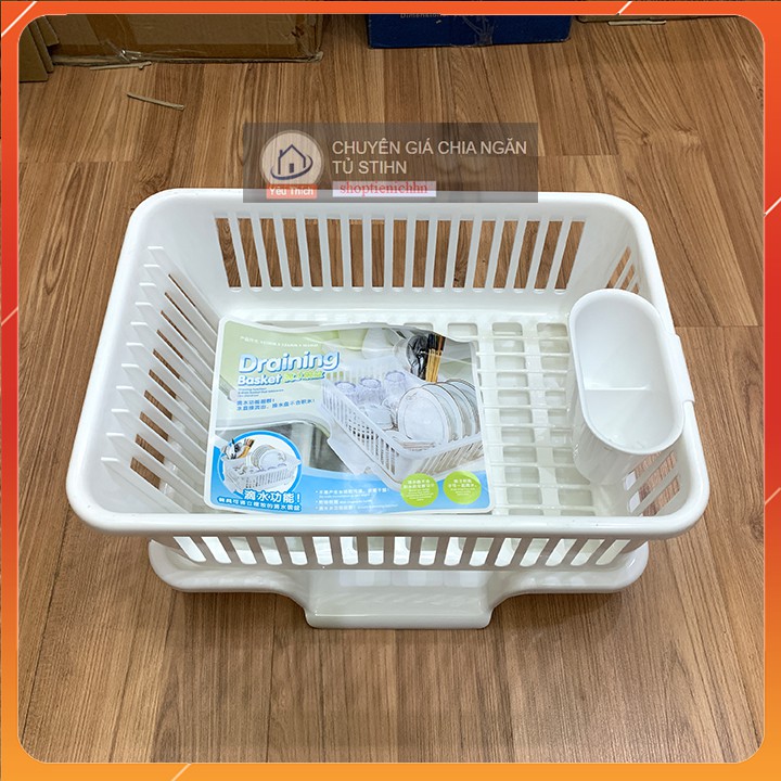 (Hoàn$) Giá úp bát đũa kèm khay thoát nước cửa ngang (STIHN) | BigBuy360 - bigbuy360.vn