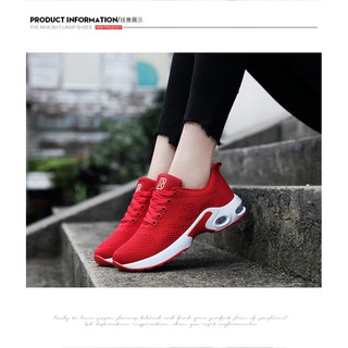 Giày sneaker nữ đế hơi Red 2018