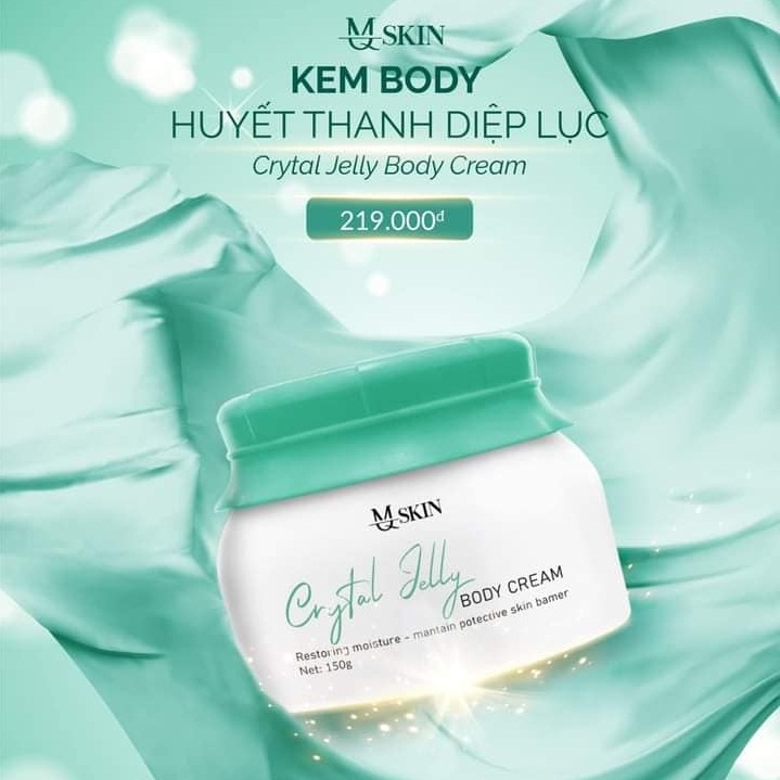 Kem body MQ SKIN huyết thanh diệp lục phiên bản giới hạn 150g