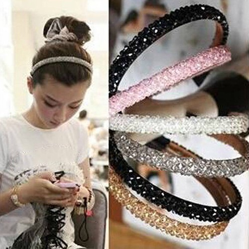 Cài tóc cho nữ có đính đá nhiều màu sắc đầy sang trọng