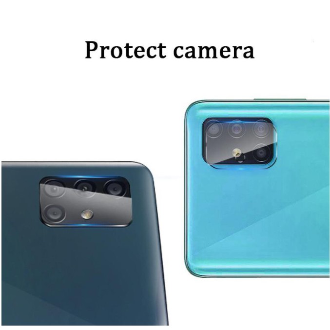 Kính Cường Lực Bảo Vệ Camera 3 Trong 1 Cho Samsung Galaxy A52 A72 A32 A42 (5G) A41 A31 A21 A21S A11 A01 Core M01