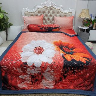 BỘ DRAP THUN LẠNH Ý 5D THÁI LAN CAO CẤP