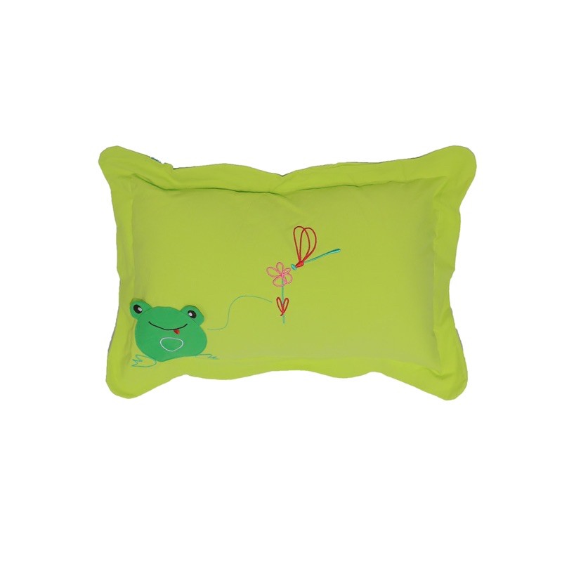 Gối đầu trẻ em, gối đầu cho bé 30x50cm thêu đắp thú Hometex