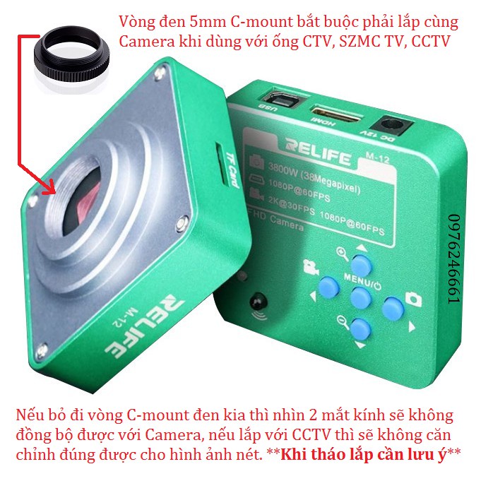 Camera kính hiển vi RELIFE M-12 (2K)