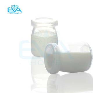 Hộp 12 Hủ Thủy Tinh Làm Sữa Chua 100ml In Hình Ngộ Nghĩnh