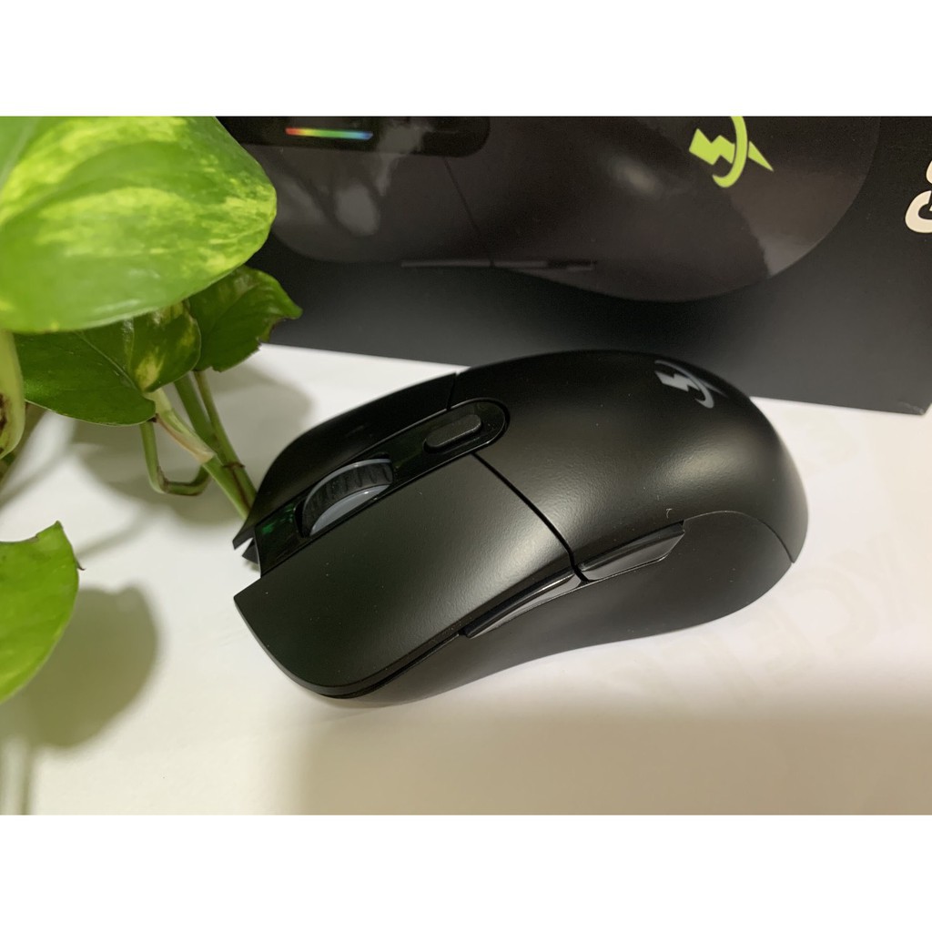 [Mã 267ELSALE hoàn 7% đơn 300K] Mouse ko dây SIMETECH G320 Led RGB Black Wireless + Pin Sạc