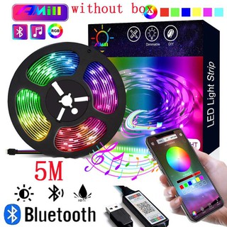 Cuộn đèn dây led 5m MT5A 16 triệu màu sắc RGB - Điều khiển bằng điện thoại smartphone, remote - Bọc silicon chống nước
