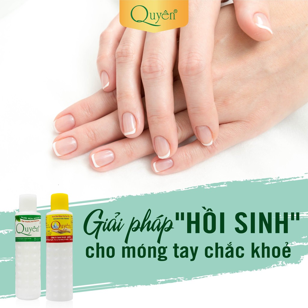 Nước rửa móng tay, nước tẩy móng tay,Acetone chùi móng tay Quyên - 125ml LOẠI A