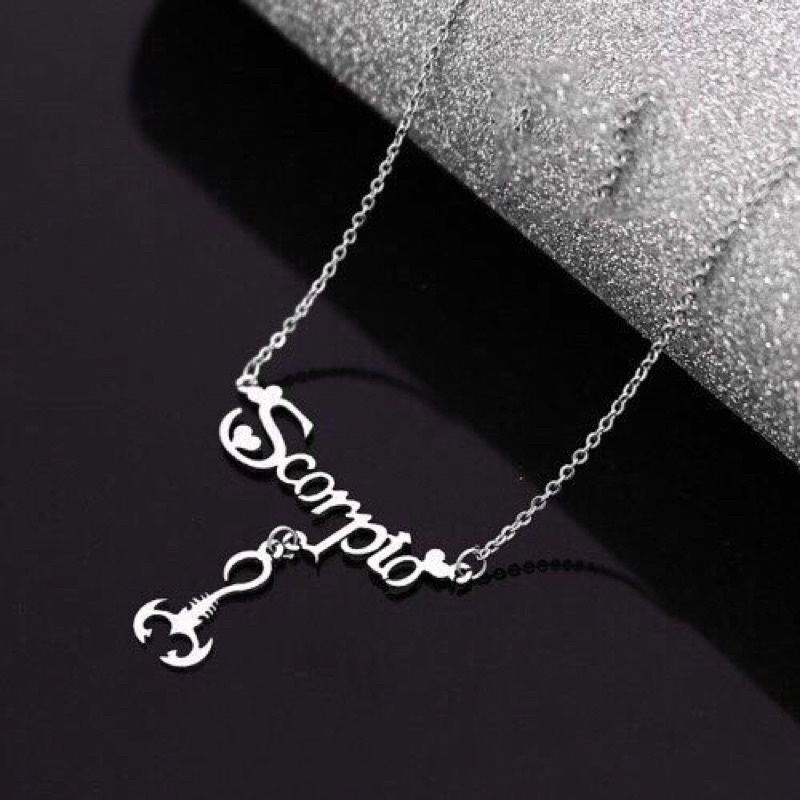 Dây chuyền inox 12 cung hoàng đạo không đen không gỉ