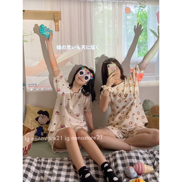 Set pijama nhiều hình