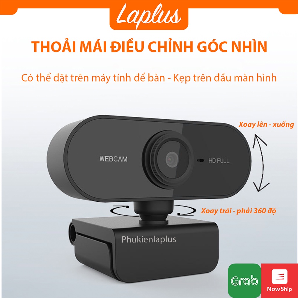 WEBCAM/CAMERA BOCHENG 1080P SẮC NÉT - TÍCH HỢP MICRO, XOAY NGANG 360 ĐỘ, XOAY DỌC LINH HOẠT, LẤY NÉT TỰ ĐỘNG