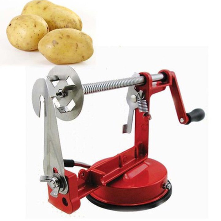 Máy cắt khoai tây hình xoắn, lốc xoáy