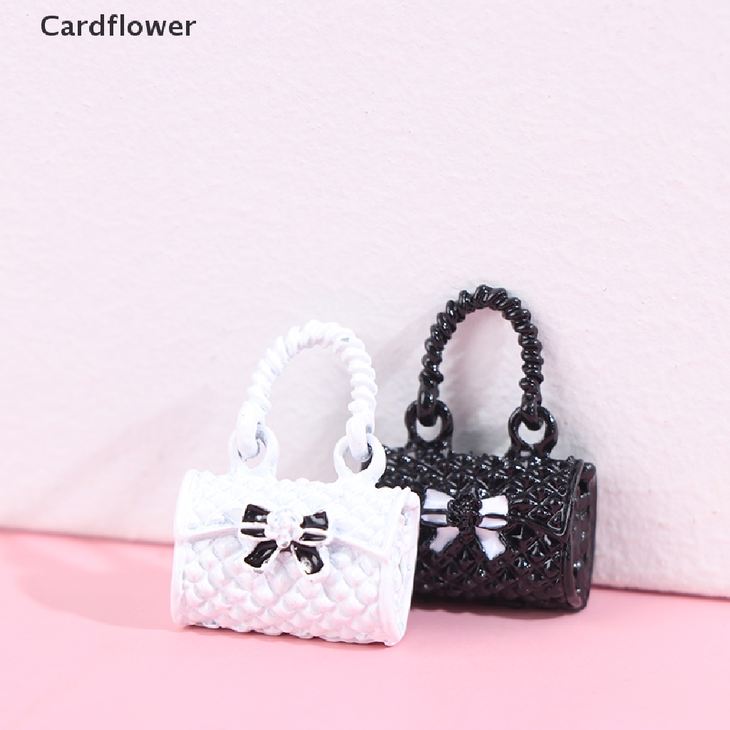 2 Túi Xách Mua Sắm Bằng Kim Loại 1 / 12 Cho Búp Bê